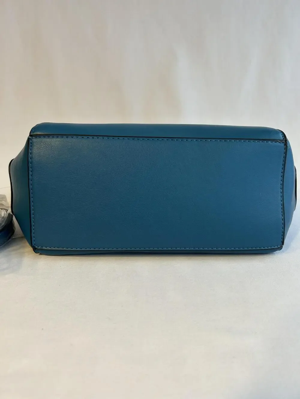 CXL By Christian Lacroix Art Deco Envelope Bag Womens Blue Faux Leather New